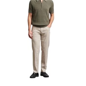 Brax•Cadiz Linen Flex 5 Pocket Straight Leg Pants